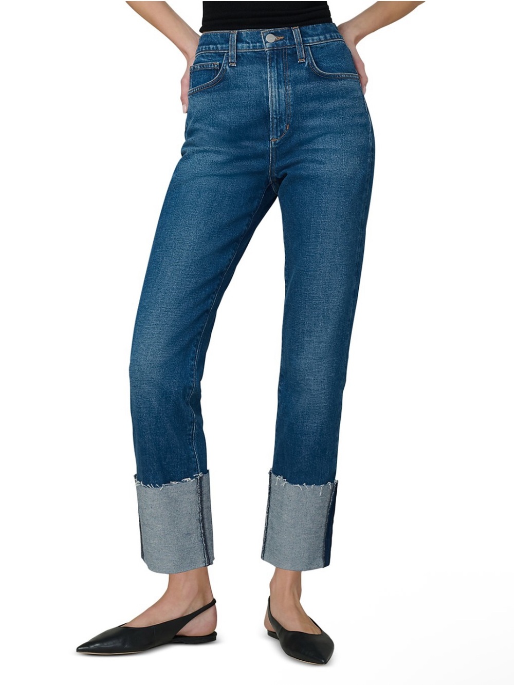 Joe's Jeans The Margot Slim Wide Cuff Jeans in Serendipity